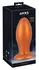 ANOS Soft XL Silicone Plug with Suction Cup, 16 cm, Black