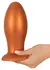ANOS Soft XL Silicone Plug with Suction Cup, 16 cm, Black
