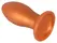 ANOS Soft XL Cone-Shaped Intimate Plug with Suction Base 16 cm Black