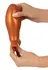 ANOS Soft XL Cone-Shaped Intimate Plug with Suction Base 16 cm Black
