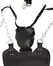 You2Toys Adjustable Leather Support Swing with Chains, Black, Max 75x49cm