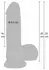INFERNO by HIDDEN DESIRE Liquid Silicone Dual-Density Model 20cm