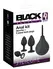 Black Velvets Anal Kit - Silicone Set with Douche and Decorative Plugs