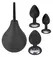 Black Velvets Anal Kit - Silicone Set with Douche and Decorative Plugs