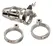 Zado Stainless Steel Secure Comfort System 9.5cm Adjustable Rings