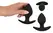 Black Velvets Silicone Trainer Set - 3 Sizes, Soft Touch, Black