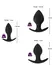 Black Velvets Silicone Trainer Set - 3 Sizes, Soft Touch, Black