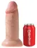 King Cock Model 10in Chubby, Skin Tone, Suction Cup, 25.4 cm