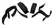 Bad Kitty Restraints Set 4-Piece - Adjustable Black Polypropylene Straps