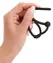 Mystim Glans Ring Intimate Urethral Dilator Silicone 12cm Black