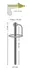 Mystim Glans Ring Intimate Urethral Dilator Silicone 12cm Black