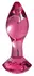 Pipedream Icicles No. 79 Pink Glass Anal Plug with Diamond Stopper 9cm