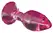Pipedream Icicles No. 79 Pink Glass Anal Plug with Diamond Stopper 9cm