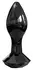Pipedream Icicles No. 78 Glass Plug with Diamond-Shaped Base, Black 9 cm