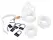 You2Toys Chastity Cage Set 15 pcs Transparent Adjustable System