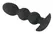 Black Velvets Intimate Beads 145g Silicone Soft Touch Black 13.3cm