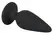 Black Velvets Heavy Plug M 75g - Silicone Anal Plug, Medium Size