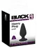 Black Velvets Intimate Plug S 40g Silicone, Tapered Shape, Black