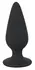 Black Velvets Intimate Plug S 40g Silicone, Tapered Shape, Black