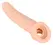 Nature Skin Extension Sleeve 21cm Anatomical TPE, Beige