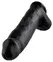 King Cock Model 12'' Black - Anatomical System with Suction Base