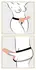 Fetish Fantasy Series 9-Inch Hollow Intimate Extension Harness Black