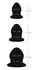 You2Toys Anal Trainer Plug Set Black TPR, 3 Sizes, Easy-Insert Design