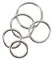 Bad Kitty Professional 5-Piece Metal Ring Set - Polished Carbon Steel