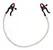 Bad Kitty Adjustable Silicone Nipple Clamps with Steel Chain 52cm