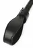 Genuine Leather Chain Whip - Sturdy Handle & Metal Chain Tails, Black