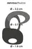 Bad Kitty Elastic Ring System Smoke Grey TPE 3 Sizes Set