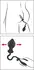 You2Toys Latex Inflatable Cone Plug with Safety Valve, Black, 13 cm