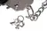 You2Toys Adjustable Furry Handcuffs with Removable Plush 44cm Chain Black