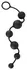 Black Velvets Silicone Intimate Bead Chain 40cm Black Flexible Design
