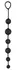 Black Velvets Silicone Intimate Bead Chain 40cm Black Flexible Design
