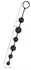 Black Velvets Silicone Intimate Bead Chain 40cm Black Flexible Design