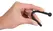 Mystim Black Silicone Urethral Dilator Hollow Flexible 11.8cm O0.7cm