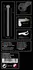 Mystim Black Silicone Urethral Dilator Hollow Flexible 11.8cm O0.7cm
