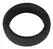 Black Velvets Silicone Ring 3.8 cm Soft Touch Flexible Black