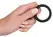 Black Velvets Silicone Ring 3.8 cm Soft Touch Flexible Black