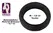 Black Velvets Silicone Ring 3.8 cm Soft Touch Flexible Black