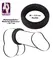 Black Velvets Silicone Support Ring 3.2 cm - Soft Touch, Flexible Fit