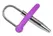 You2Toys Intimate Silicone Ring & Metal Dilator System, Adjustable, Purple