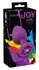 Colorful Joy Jewel Purple Anal Model with Decorative Gem 8cm