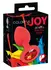Colorful Joy Red Jewel Plug - Silicone, Decorative, 7.2 cm, Acrylic Gem