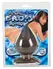 Anal Drops голям анален разширител, черно-прозрачен, PVC, 13 см