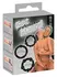 Svenjoyment Get Hard Black Silicone Ring Set 3-Piece Adjustable