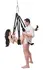 Love Swing регулируема люлка за секс, черна, 180 см