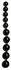 You2Toys Anal Pearls Flexible Bead System Black 27.5cm PVC