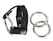 You2Toys Adjustable Black Strap System with 3 Metal Rings 21cm